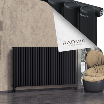 Mati Radiateur En Aluminium 1000x2068 Noir - Thumbnail