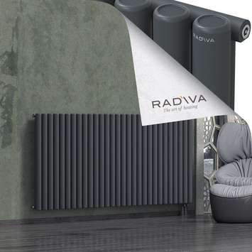 Mati Radiateur En Aluminium 1000x2142 Anthracite Foncé - Thumbnail