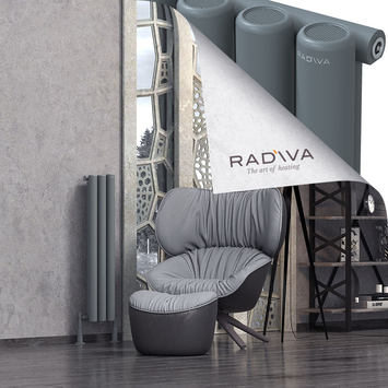 Mati Radiateur En Aluminium 1000x218 Anthracite - Thumbnail