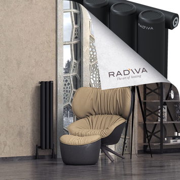 Mati Radiateur En Aluminium 1000x218 Noir - Thumbnail