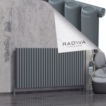 Mati Radiateur En Aluminium 1000x2216 Anthracite - Thumbnail