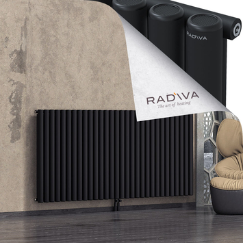 Mati Radiateur En Aluminium 1000x2216 Noir - Thumbnail