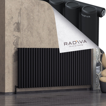 Mati Radiateur En Aluminium 1000x2438 Noir - Thumbnail