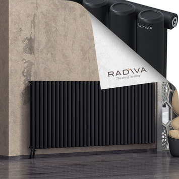 Mati Radiateur En Aluminium 1000x2438 Noir - Thumbnail