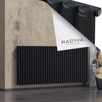 Mati Radiateur En Aluminium 1000x2438 Noir - Thumbnail