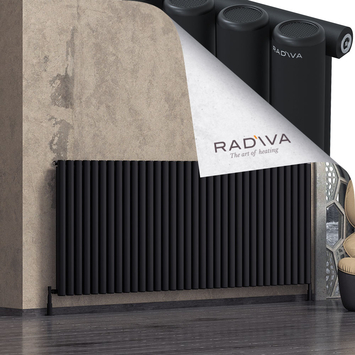 Mati Radiateur En Aluminium 1000x2512 Noir - Thumbnail