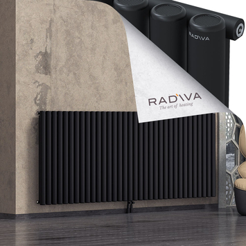 Mati Radiateur En Aluminium 1000x2512 Noir - Thumbnail