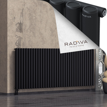 Mati Radiateur En Aluminium 1000x2586 Noir - Thumbnail