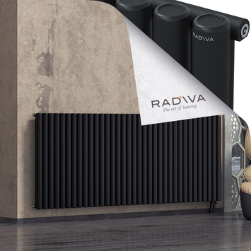 Mati Radiateur En Aluminium 1000x2586 Noir - Thumbnail