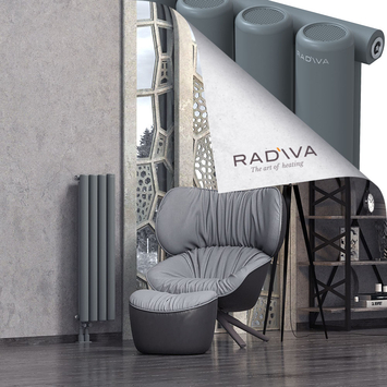 Mati Radiateur En Aluminium 1000x292 Anthracite - Thumbnail