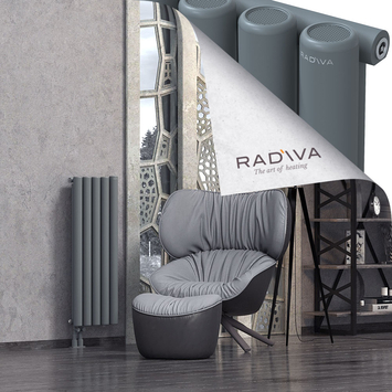 Mati Radiateur En Aluminium 1000x366 Anthracite - Thumbnail