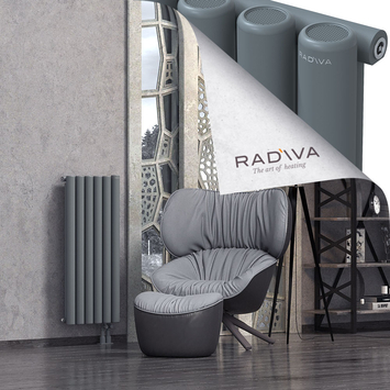 Mati Radiateur En Aluminium 1000x440 Anthracite - Thumbnail