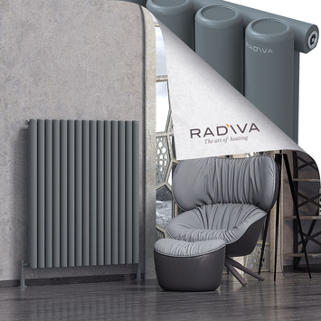 Mati Radiateur En Aluminium 1200x1106 Anthracite - Thumbnail