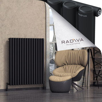 Mati Radiateur En Aluminium 1200x1106 Noir - Thumbnail