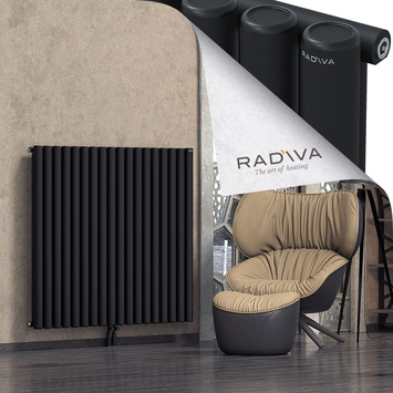 Mati Radiateur En Aluminium 1200x1328 Noir - Thumbnail