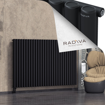 Mati Radiateur En Aluminium 1200x2068 Noir - Thumbnail