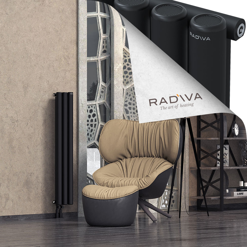 Mati Radiateur En Aluminium 1200x218 Noir