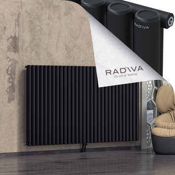 Mati Radiateur En Aluminium 1200x2216 Noir - Thumbnail