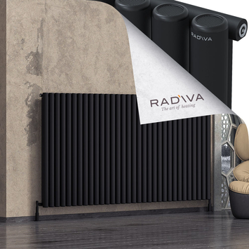 Mati Radiateur En Aluminium 1200x2364 Noir - Thumbnail