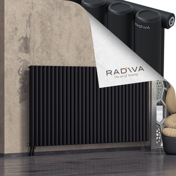 Mati Radiateur En Aluminium 1200x2364 Noir - Thumbnail