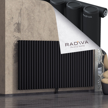 Mati Radiateur En Aluminium 1200x2438 Noir - Thumbnail