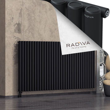 Mati Radiateur En Aluminium 1200x2438 Noir - Thumbnail