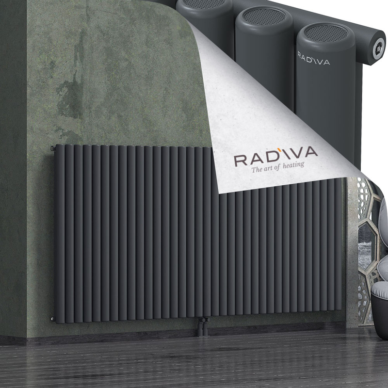 Mati Radiateur En Aluminium 1200x2586 Anthracite Foncé