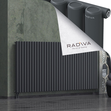 Mati Radiateur En Aluminium 1200x2586 Anthracite Foncé - Thumbnail