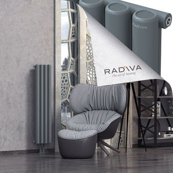 Mati Radiateur En Aluminium 1200x292 Anthracite - Thumbnail