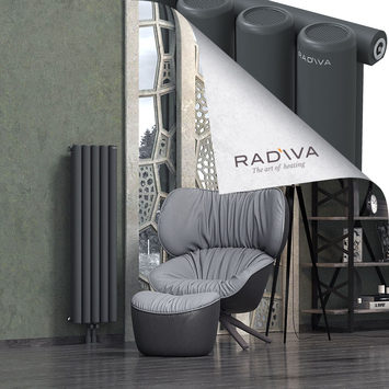 Mati Radiateur En Aluminium 1200x366 Anthracite Foncé - Thumbnail