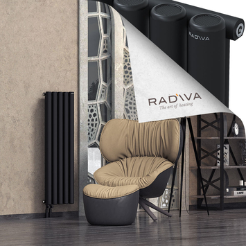 Mati Radiateur En Aluminium 1200x366 Noir - Thumbnail