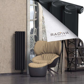 Mati Radiateur En Aluminium 1200x366 Noir - Thumbnail