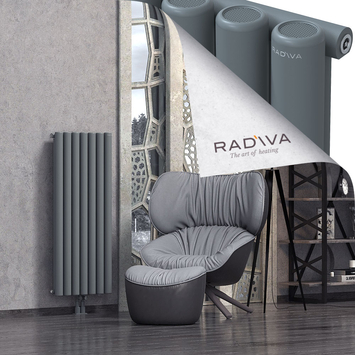 Mati Radiateur En Aluminium 1200x514 Anthracite - Thumbnail