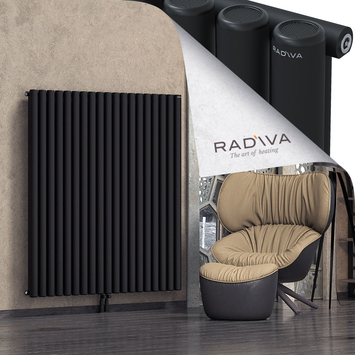 Mati Radiateur En Aluminium 1500x1402 Noir - Thumbnail