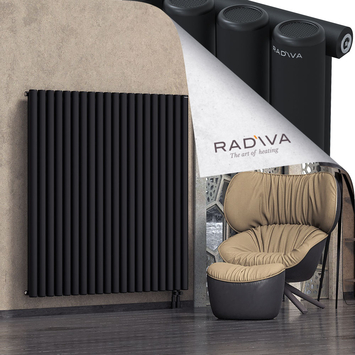 Mati Radiateur En Aluminium 1500x1476 Noir - Thumbnail