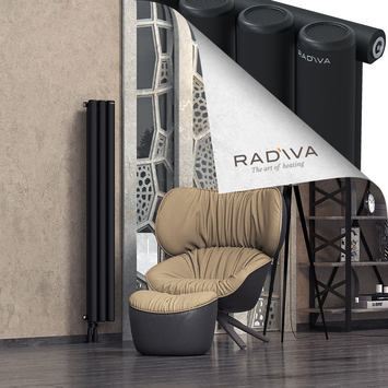 Mati Radiateur En Aluminium 1500x218 Noir - Thumbnail