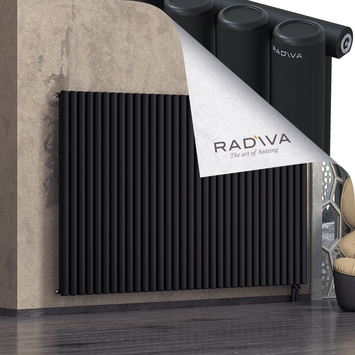 Mati Radiateur En Aluminium 1500x2438 Noir - Thumbnail