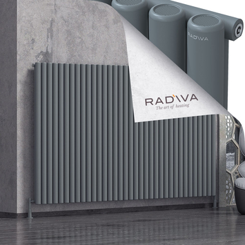 Mati Radiateur En Aluminium 1500x2586 Anthracite - Thumbnail