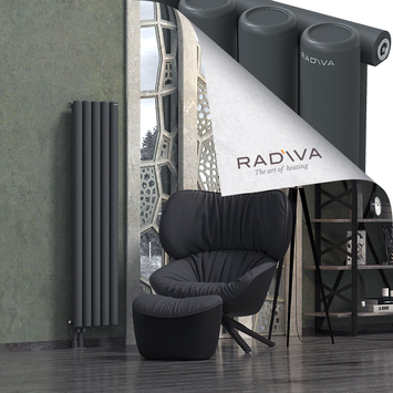 Mati Radiateur En Aluminium 1500x366 Anthracite Foncé - Thumbnail