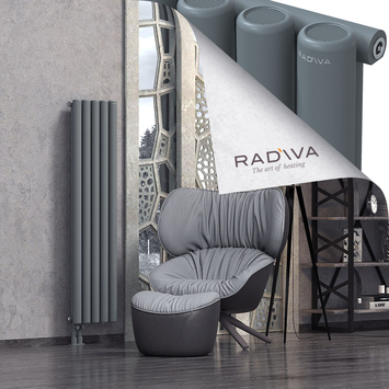 Mati Radiateur En Aluminium 1500x366 Anthracite - Thumbnail