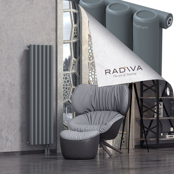 Mati Radiateur En Aluminium 1500x440 Anthracite - Thumbnail