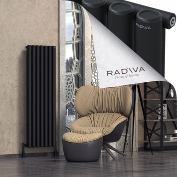 Mati Radiateur En Aluminium 1500x514 Noir - Thumbnail