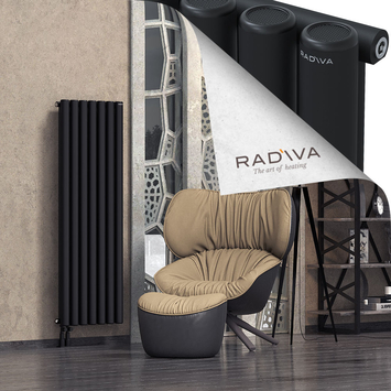 Mati Radiateur En Aluminium 1500x514 Noir - Thumbnail