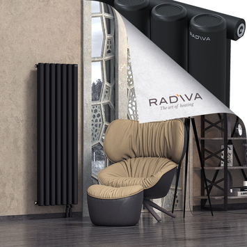 Mati Radiateur En Aluminium 1500x514 Noir - Thumbnail