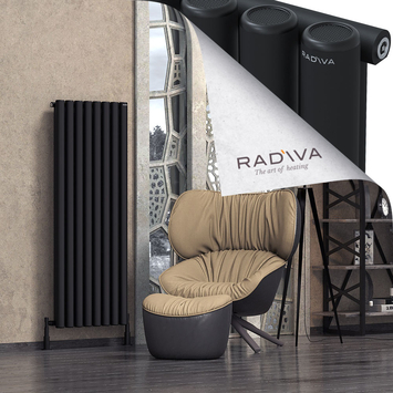 Mati Radiateur En Aluminium 1500x588 Noir - Thumbnail