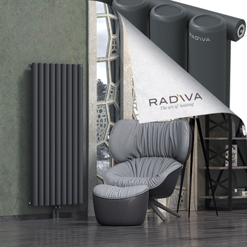 Mati Radiateur En Aluminium 1500x662 Anthracite Foncé - Thumbnail