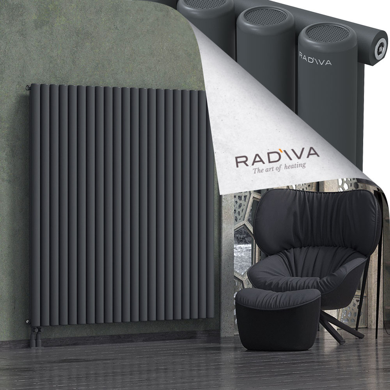 Mati Radiateur En Aluminium 1600x1550 Anthracite Foncé