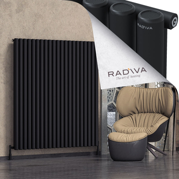 Mati Radiateur En Aluminium 1600x1550 Noir - Thumbnail