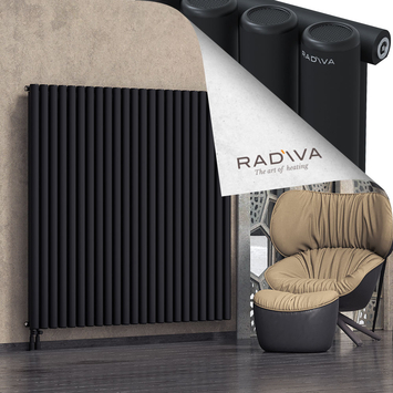 Mati Radiateur En Aluminium 1600x1698 Noir - Thumbnail