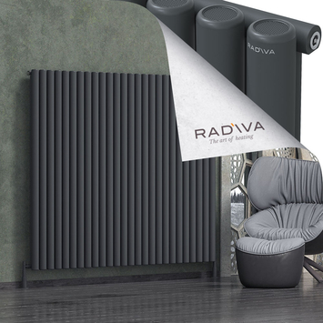 Mati Radiateur En Aluminium 1600x1920 Anthracite Foncé - Thumbnail